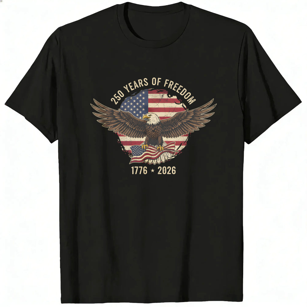 American Eagle Flag 250 Years Of Freedom Classic T-Shirt