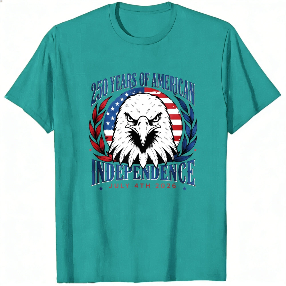 Patriotic Eagle American Flag Classic T-Shirt 250 Years Of American Independence July 4th 2026