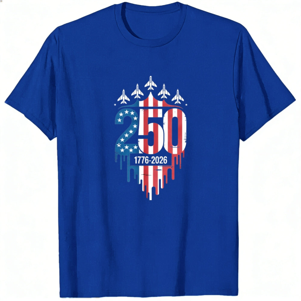 Patriotic American Flag 250th Anniversary Classic T-Shirt