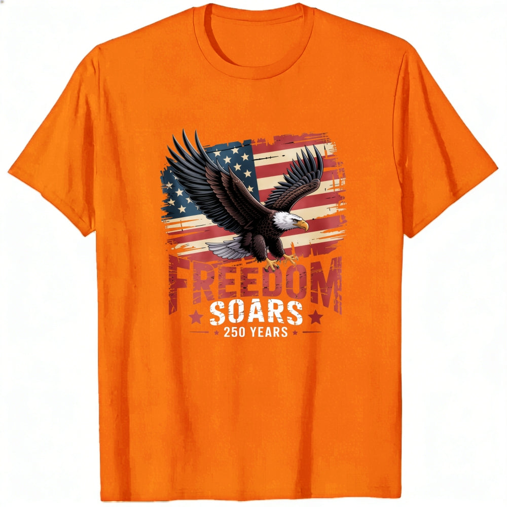 Patriotic Eagle American Flag Classic T-Shirt Freedom Soars 250 Years