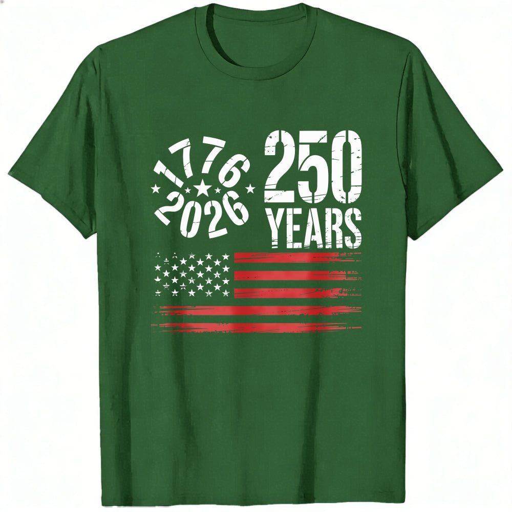 Patriotic American Flag 1776 2026 250 Years Classic T-Shirt