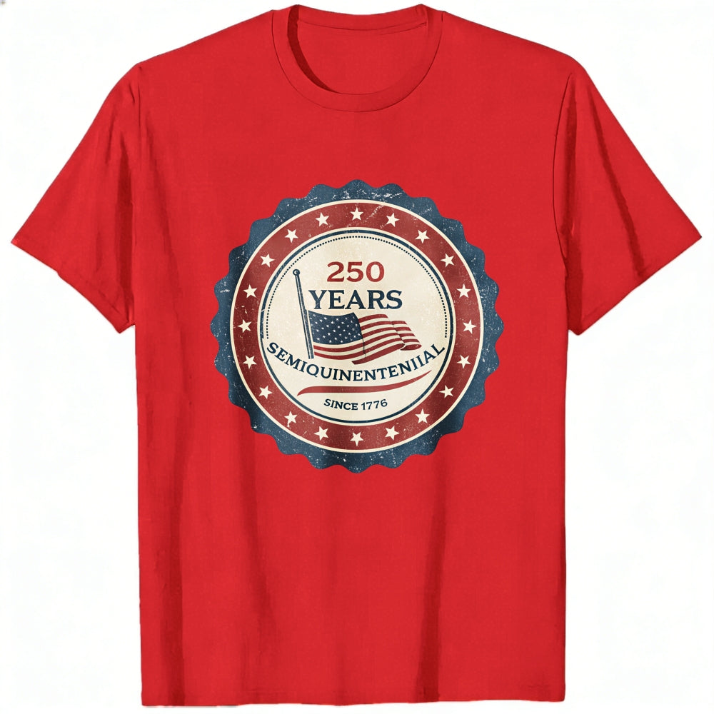 Patriotic American Flag Design Classic T-Shirt 250 Years Semiquincentennial Since 1776