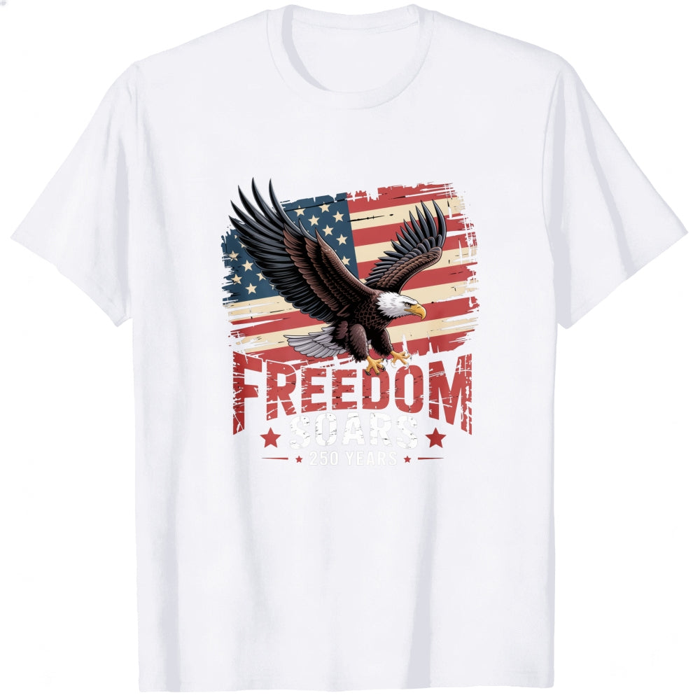 Patriotic Eagle American Flag Classic T-Shirt Freedom Soars 250 Years