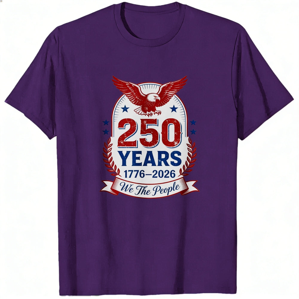 Patriotic American Eagle 250 Years 1776 2026 We The People Classic T-Shirt