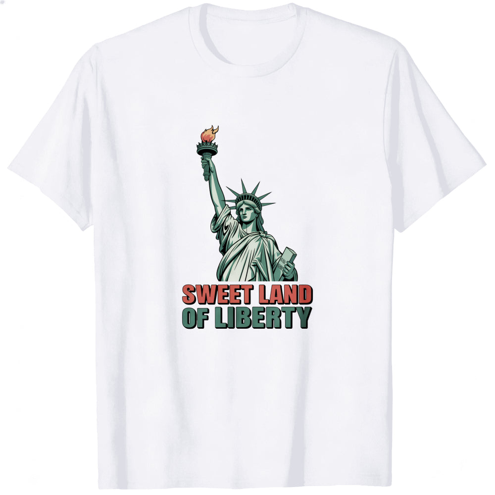 American Iconic Design Classic T-Shirt Sweet Land Of Liberty