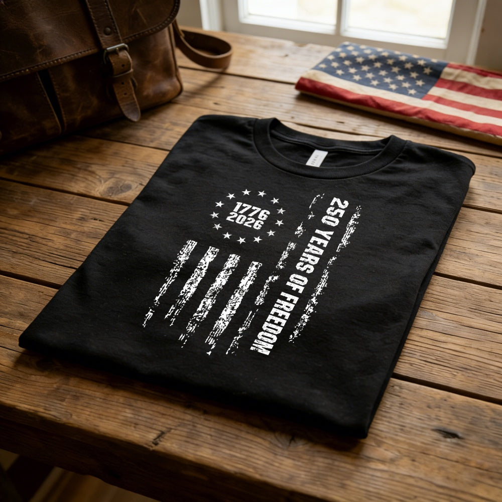 American Flag 1776 2026 250 Years Of Freedom Classic T-Shirt