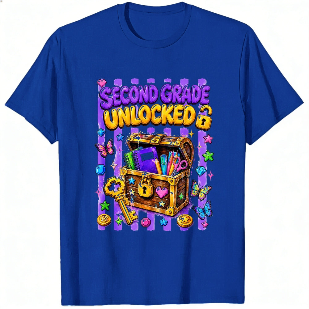 Cute Second Grade Unlocked Treasure Chest Classic T-Shirt