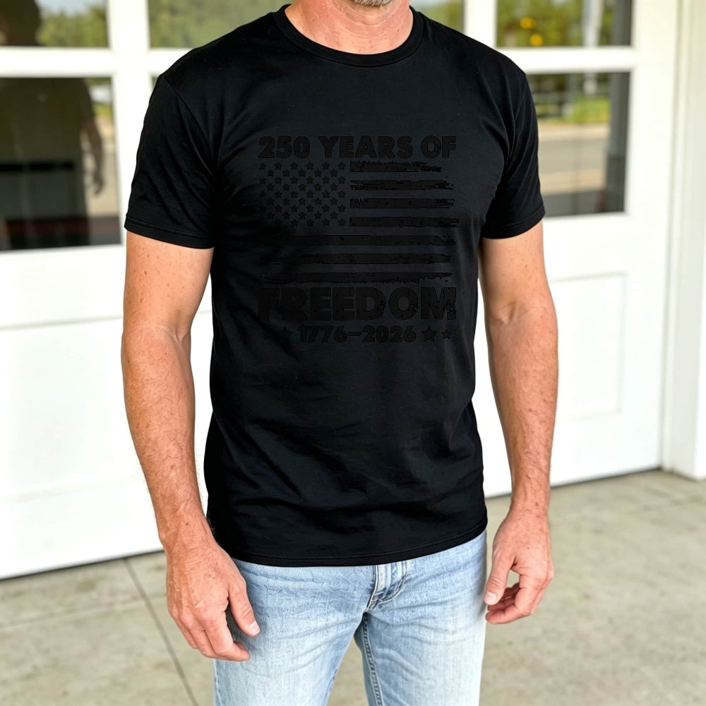 American Flag Design Classic T-Shirt 250 Years Of Freedom 1776 2026
