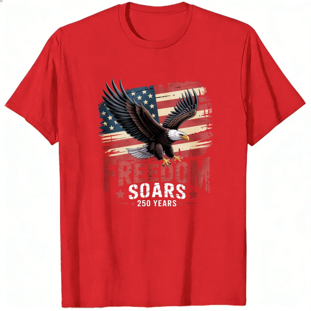 Patriotic Eagle American Flag Classic T-Shirt Freedom Soars 250 Years