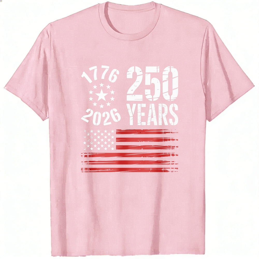Patriotic American Flag 1776 2026 250 Years Classic T-Shirt