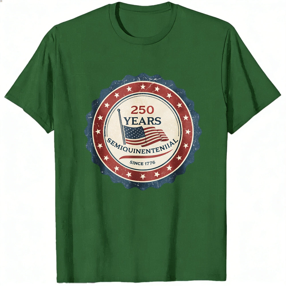 Patriotic American Flag Design Classic T-Shirt 250 Years Semiquincentennial Since 1776