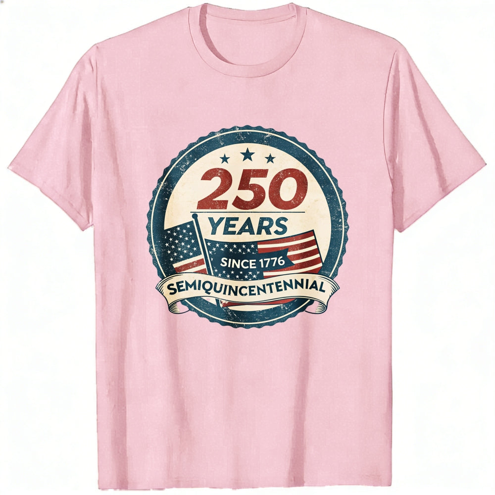 Patriotic American Flag Design Classic T-Shirt 250 Years Since 1776 Semiquincentennial