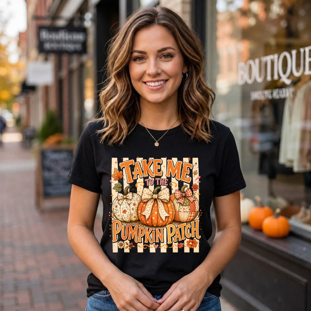 Fall Autumn Take Me To The Pumpkin Patch Classic T-Shirt