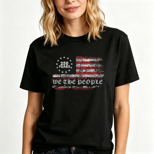 American Flag Design Classic T-Shirt We The People 250 Years