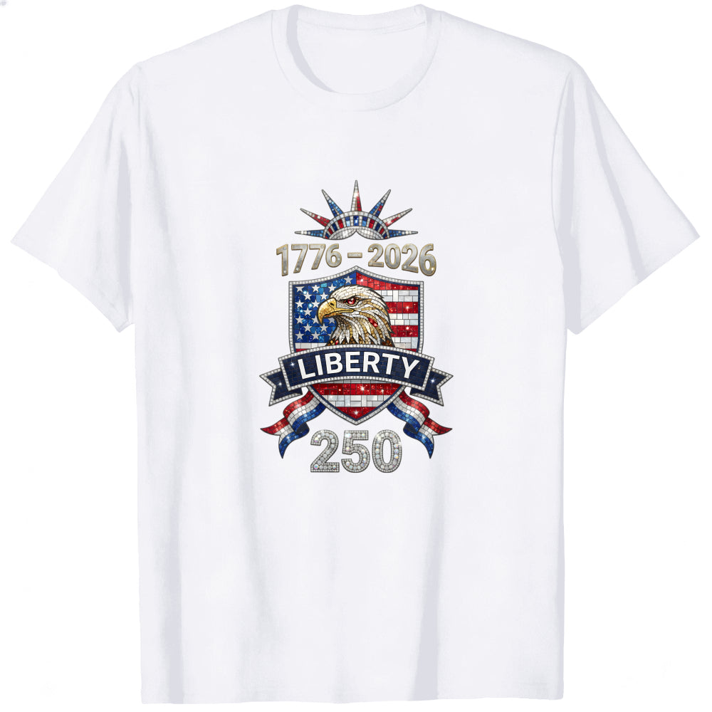 Patriotic American Eagle Liberty 1776 2026 250th Anniversary Classic T-Shirt