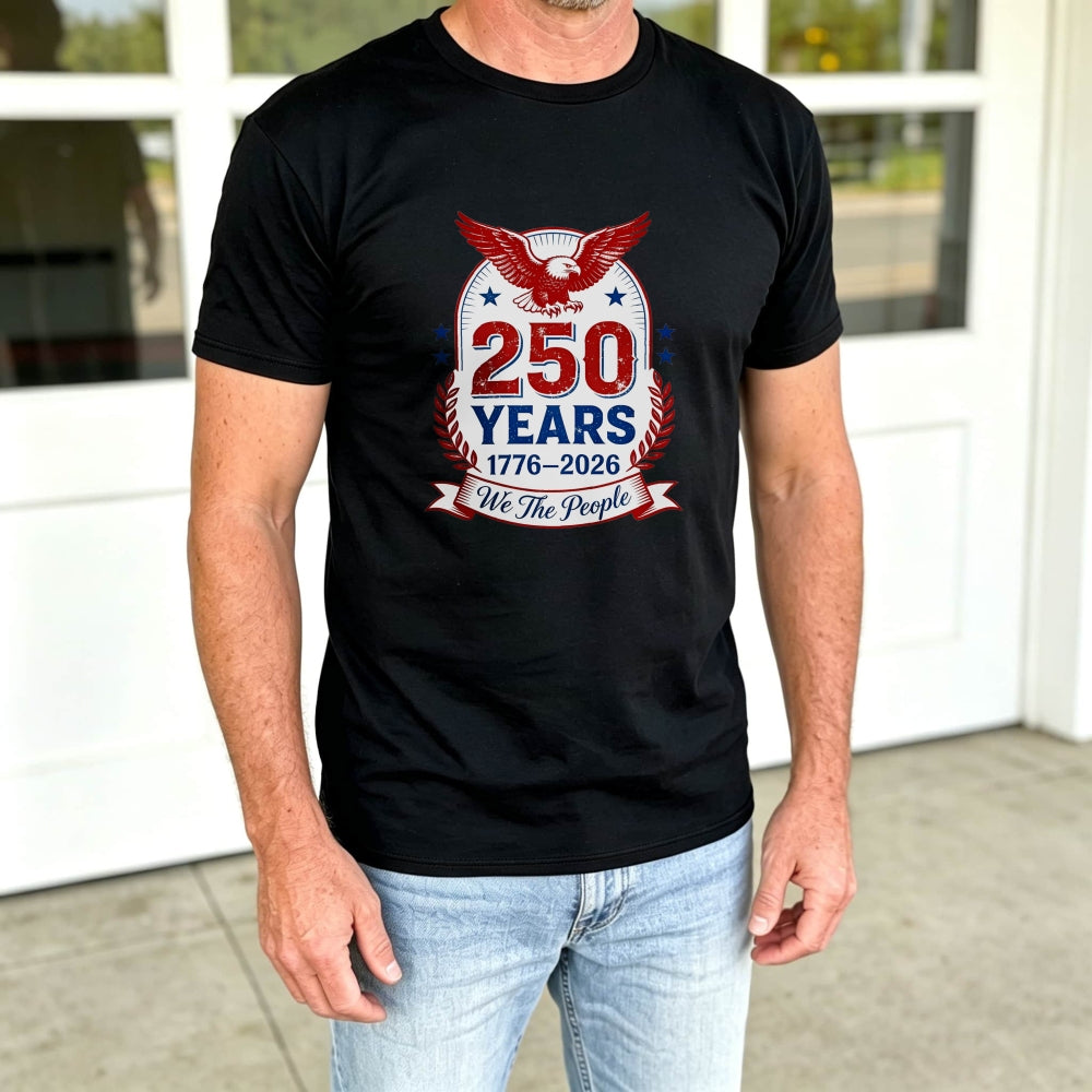 Patriotic American Eagle 250 Years 1776 2026 We The People Classic T-Shirt