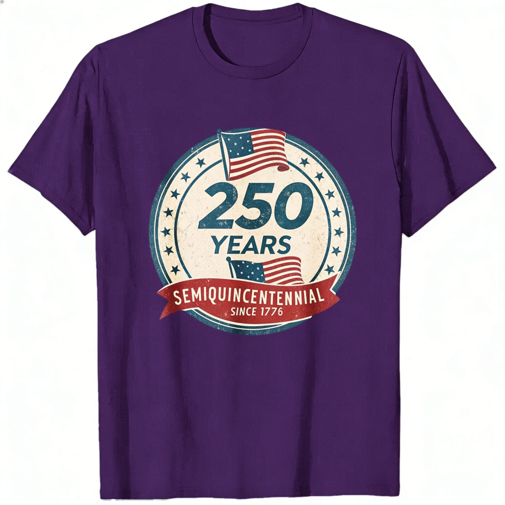 Patriotic American Flag Design Classic T-Shirt 250 Years Semiquincentennial Since 1776