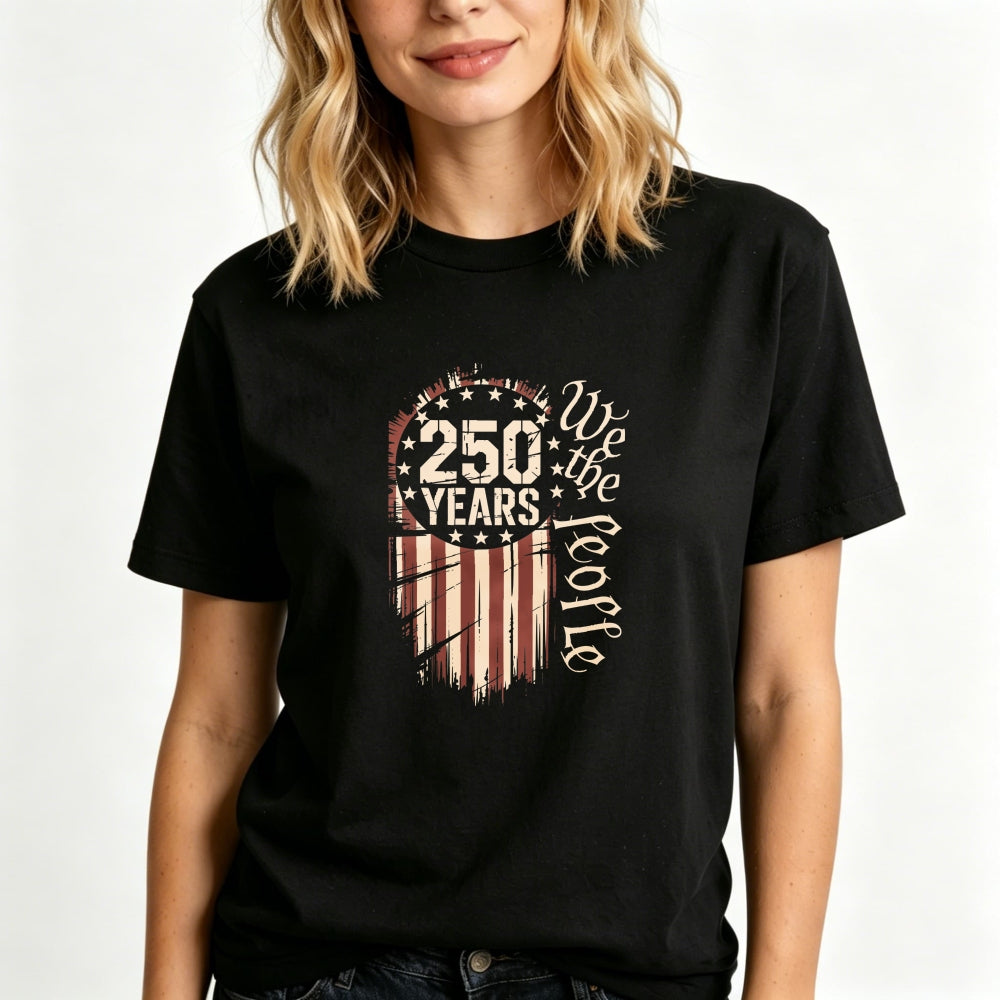 Patriotic American Flag Design Classic T-Shirt 250 Years We The People