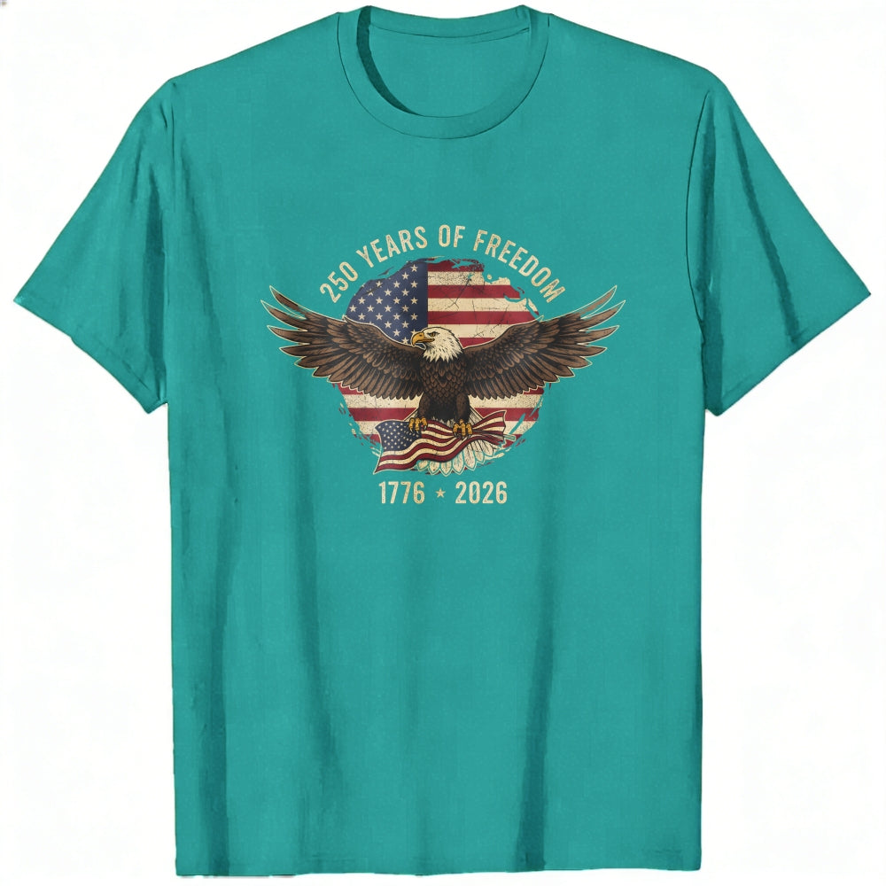 American Eagle Flag 250 Years Of Freedom Classic T-Shirt