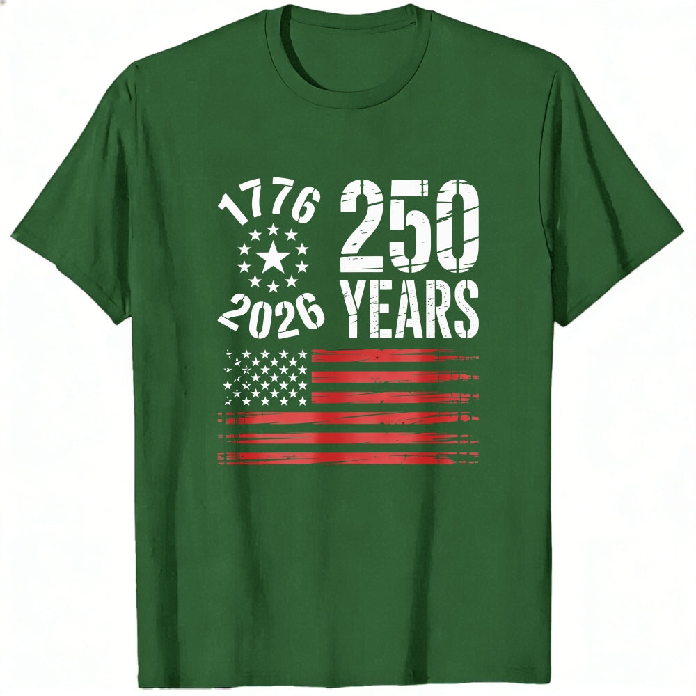 Patriotic American Flag 1776 2026 250 Years Classic T-Shirt