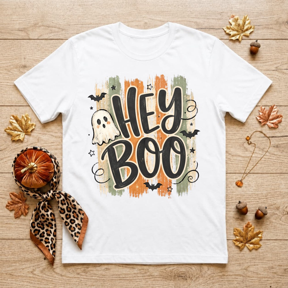 Halloween Funny Hey Boo Ghost Classic T-Shirt