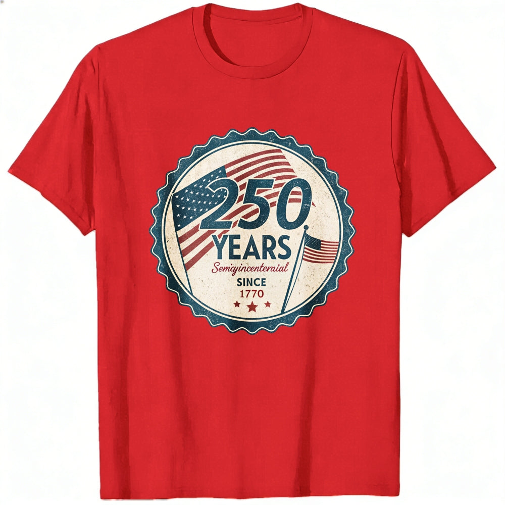 Patriotic American Flag Design Classic T-Shirt 250 Years Since 1770