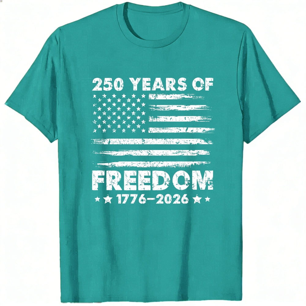 American Flag Design Classic T-Shirt 250 Years Of Freedom 1776 2026