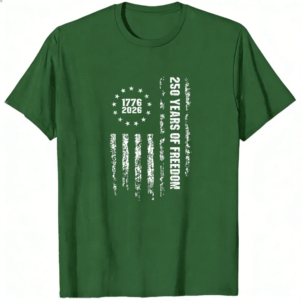American Flag 1776 2026 250 Years Of Freedom Classic T-Shirt