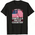 Patriotic American Flag Statue Of Liberty Classic T-Shirt Where Liberty Dwells There Is My Country