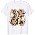 Halloween Funny Boo Crew Ghost Bat Classic T-Shirt