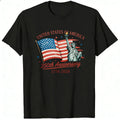 Patriotic American Flag And Statue Of Liberty Classic T-Shirt 250th Anniversary 1776 2026
