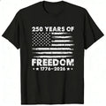 American Flag Design Classic T-Shirt 250 Years Of Freedom 1776 2026