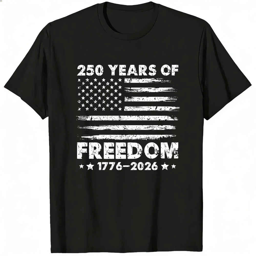 American Flag Design Classic T-Shirt 250 Years Of Freedom 1776 2026