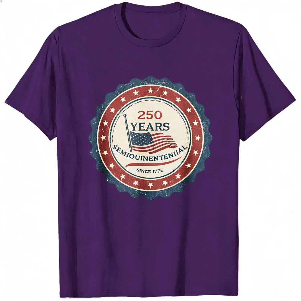 Patriotic American Flag Design Classic T-Shirt 250 Years Semiquincentennial Since 1776