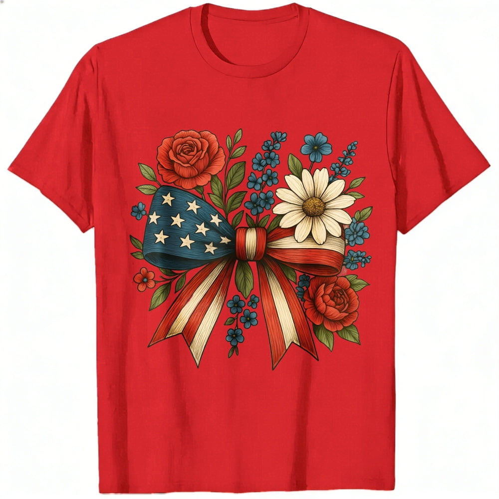 Patriotic American Flag Wings 250 Years Of Freedom 1776 2026 Classic T-Shirt