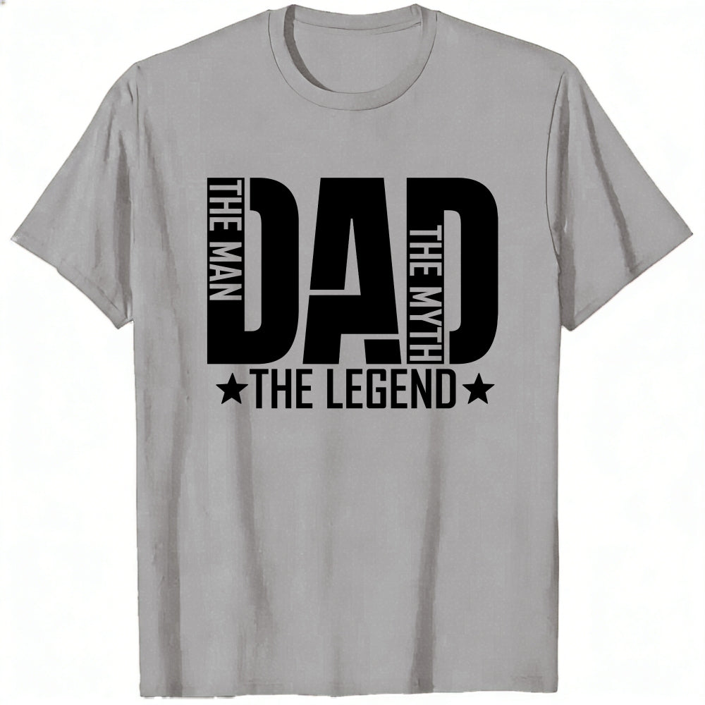 Casual Style Classic T-Shirt Dad The Man The Myth The Legend
