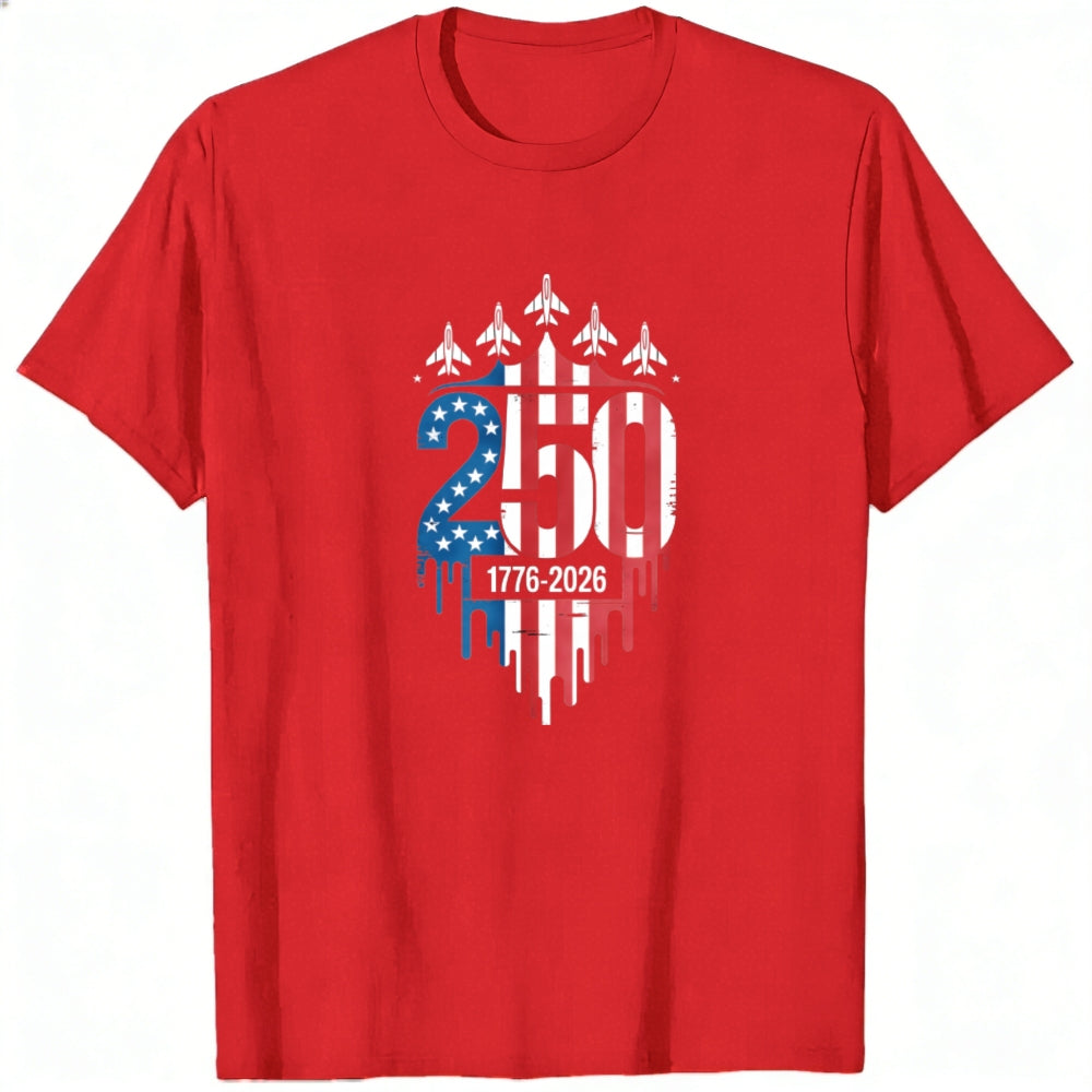 Patriotic American Flag 250th Anniversary Classic T-Shirt