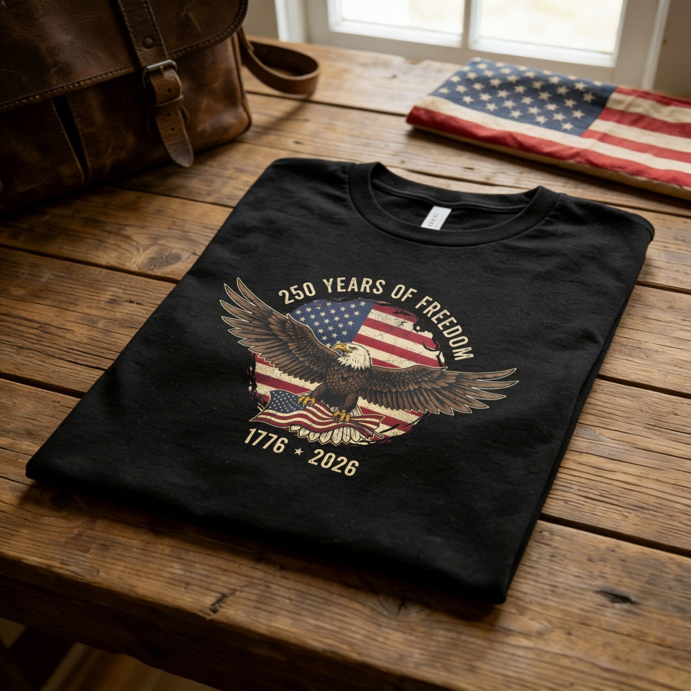 American Eagle Flag 250 Years Of Freedom Classic T-Shirt