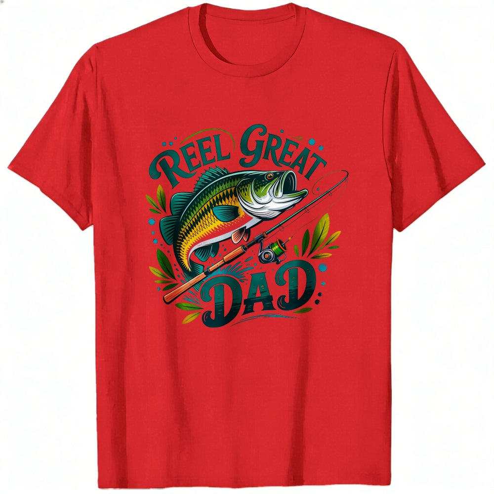 Fishing Theme Classic T-Shirt Reel Great Dad