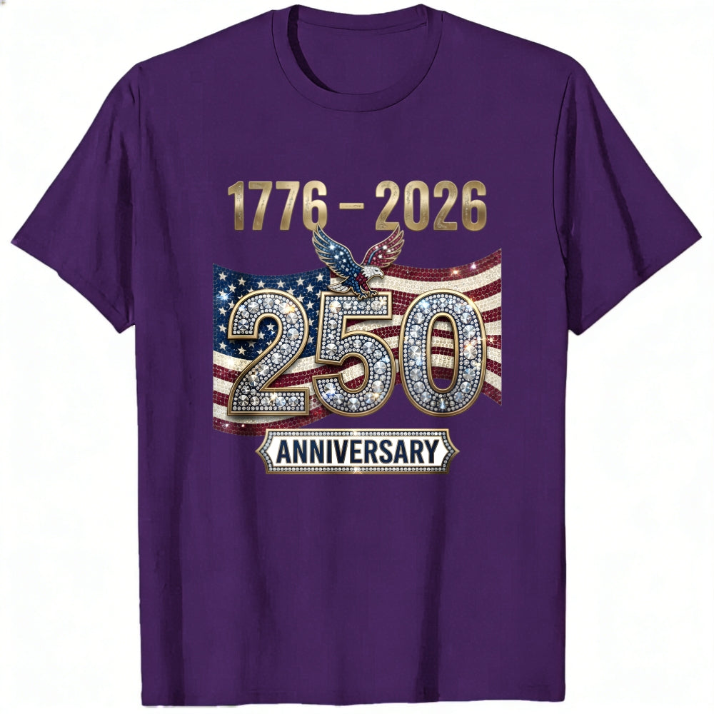 Patriotic American Flag Eagle 250th Anniversary Classic T-Shirt