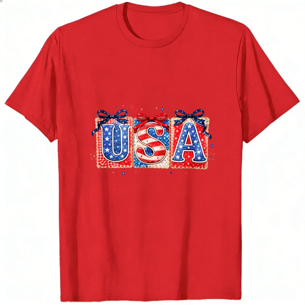 Patriotic Usa Flag Design Classic T-Shirt