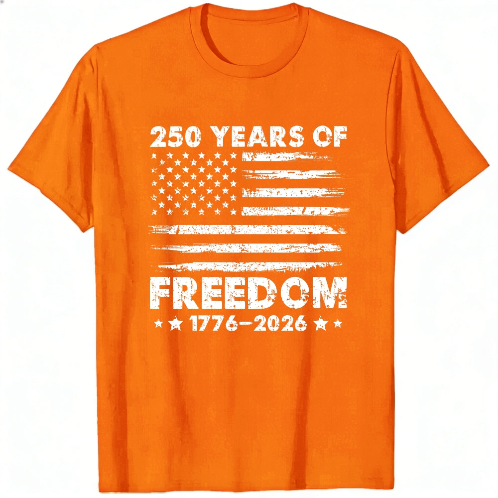 American Flag Design Classic T-Shirt 250 Years Of Freedom 1776 2026