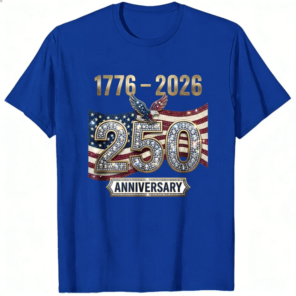 Patriotic American Flag Eagle 250th Anniversary Classic T-Shirt