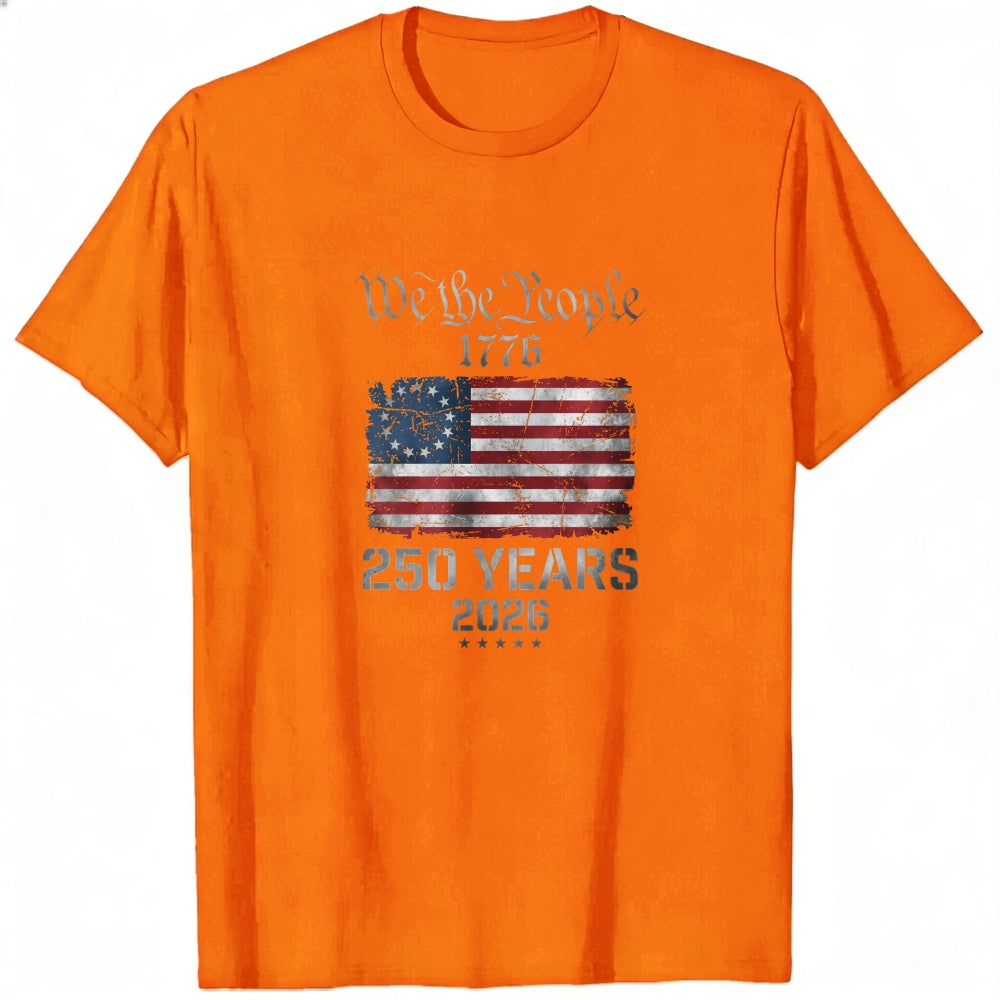 American Flag Patriotic Design Classic T-Shirt We The People 1776 250 Years 2026