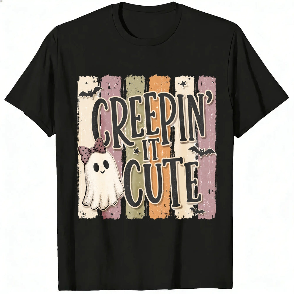 Cute Ghost Creepin It Cute Halloween Classic T-Shirt