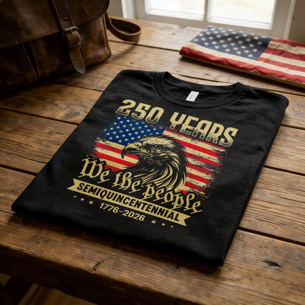 American Eagle Flag 250 Years We The People Semiquincentennial Classic T-Shirt