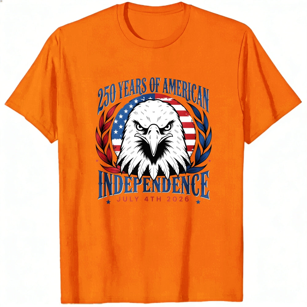 Patriotic Eagle American Flag Classic T-Shirt 250 Years Of American Independence July 4th 2026