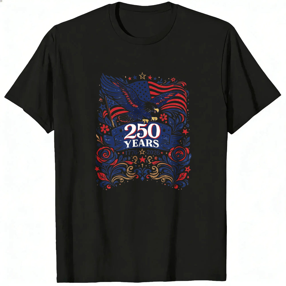 Patriotic American Eagle Design Classic T-Shirt 250 Years 1776 To 2026 Celebration
