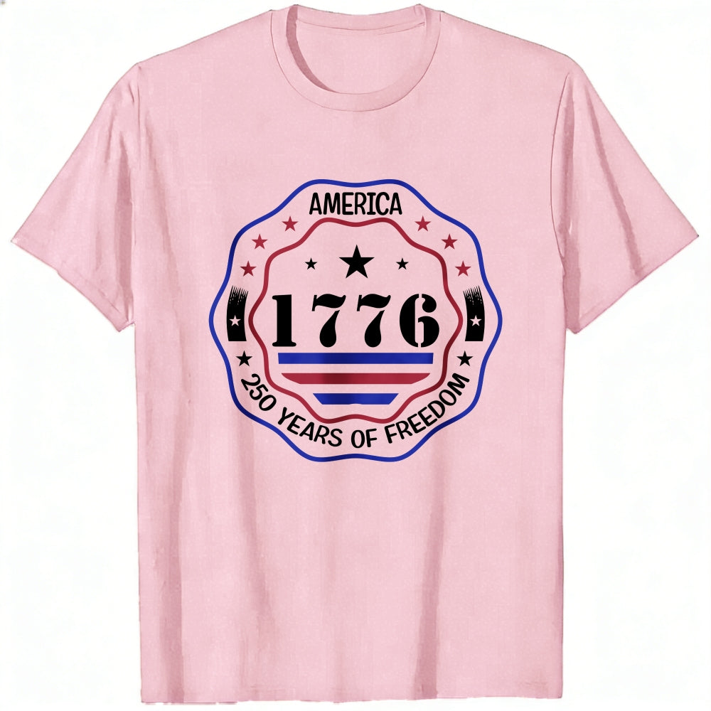 Patriotic American Flag Design Classic T-Shirt 1776 Independence Day Celebration