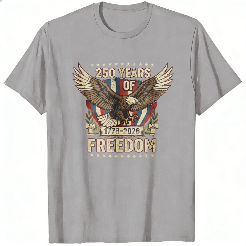 Patriotic Eagle Design Classic T-Shirt 250 Years Of Freedom 1776 2026